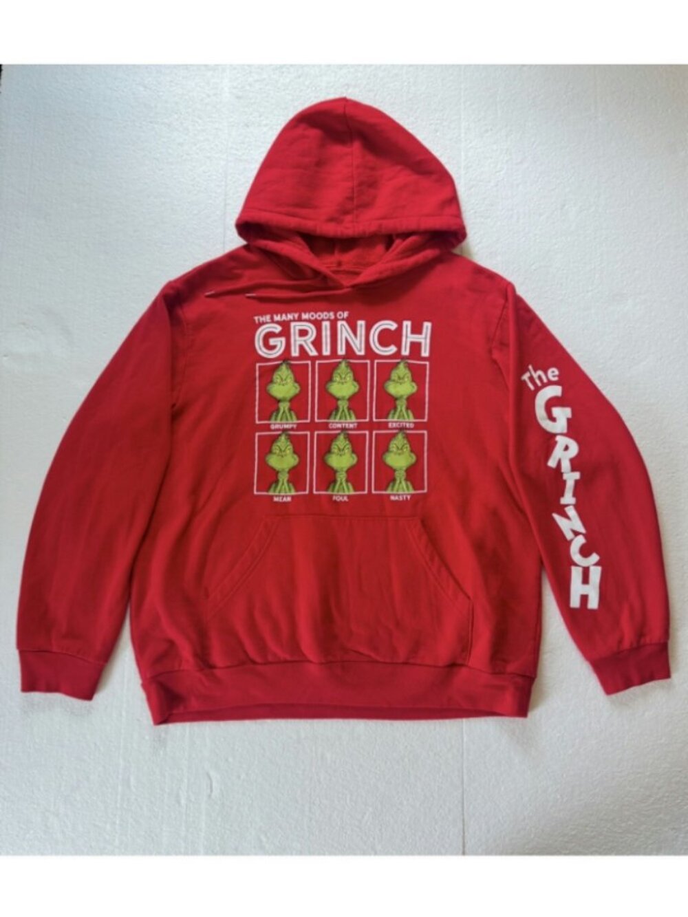 Hybrid Grinch Moods Fleece Hoodie Large